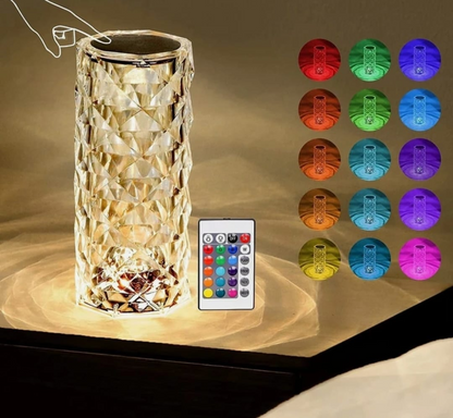 Rose diamond table lamb