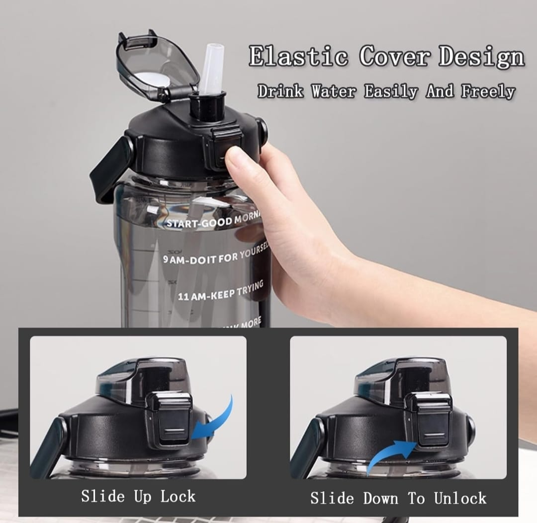 Time marked water bottle